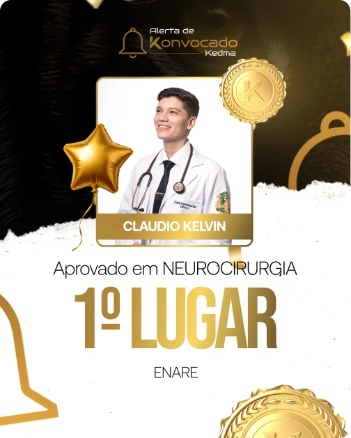 Claudio Kelvin — 1º lugar Neurocirurgia ENARE